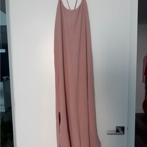 Chic Blush Maxi Dress